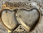 Vintage Disneyland Heart Shaped Metal Souvenir Ashtray Rare