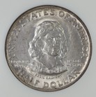1934 Maryland Tercentenary Silver Commemorative Half Dollar Certified Ngc Ms 64