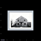 Old Vintage Photo House Construction Framing Phase Original Snapshot Picture