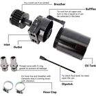 Oil Catch Can Kit Reservoir Baffled Tank With Breather Filter Universal Aluminum