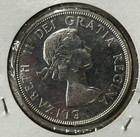 1964 Canada Silver Dollar Coin Charlottetown And Quebec