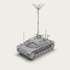 3d Printed 1 72 German Panzer Iii Ausf E Command Tank Unpainted Model