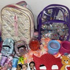 Large Mixed Lot Of Small Toys Dolls Figures Minis Animals Plush Girls Pink Party