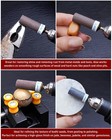 600 800 1000 1200 Grit Sanding Bits For Dremel Tool With 1 8  Shank 20pcs    