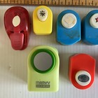 Lot Of 15 Mini Paper Punches Levered Paper Shapers
