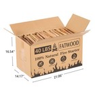40 Lbs Fatwood Fire Starter Sticks  100  Natural Kindling Wood  Pine Firewood