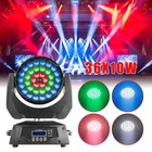 360w Led Wash Zoom Moving Head Light  36x10w Dmx Rgbw Beam Stage Lighting Show