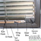 Pella Gear Box Operator For Slim Shade Internal Blinds Silver Shade Operator