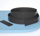 Black Silicone Rubber Silicone Strip Sealing Strip Solid Flat Strip 1-30mm 1m 2m