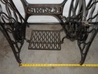 Antique Singer Treadle Sewing Machine Cast Iron Table Base 23 