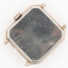 Vintage 1920s Hamilton Square Cal  987 17-jewel 14k White Gold Filled Wristwatch