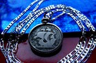 Portuguese Silver Sailing Ship Coin Pendant On A 30  925 Sterling Silver Chain