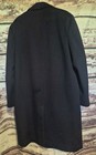Vintage 1950s Savile Row Chesterfield Over Coat 40 Tall Strachan England Union M