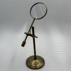 Brass Nautical Jeweler   s Crafter Vintage Magnifying Glass With Adjustable Stand
