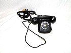 Vintage Black Monophone Rotary Dial Telephone Desk Phone Automatic Electric Co