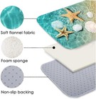Bathroom Anti-slip Foam Carpet durable Flannel Mat 3d Print Rug For Living Room 
