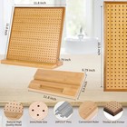 Ouraqto 11 8  Crochet Blocking Board With 20 Pegs pins blocking Boards For Cr   