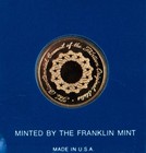 1976 Bicentennial Council Of The 13 Original States Gold Medal Franklin Mint