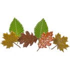 Eyelet Outlet Shape Brads 12 pkg Leaves