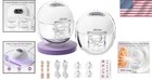 Multi-mode Hands-free Breast Feeding Pump With Adjustable Flange Sizes  2 Pack 