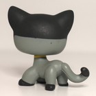 Littlest Pet Shop   Lps Repaint No   Batman Custom On Shorthair Cat Mold