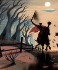 Mary Blair Legend Of Sleepy Hollow Ichabod Crane Headless Horseman Poster Print