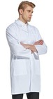 Professional Lab Coat For Men Women Long Sleeve  White  Unisex L