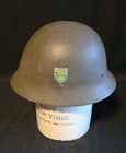 Vintage Swedish Army Military M26 Double Decal Helmet Wwi
