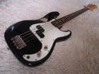 Rare 1985 Squier Japan Fujigen Pb331 32  Medium Scale Precision Bass Black 