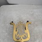 Antique Georgian Brass Fireplace Kettle Trivet Cast Iron Range Stand Pot 