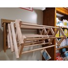 Lehman s Accordion Clothes Drying Rack And Shelf  Amish Made Wooden