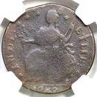 1787 M 33 34-z 11 R-5 Ngc Fine Details Connecticut Colonial Copper Coin