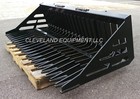 New 72  Hd Skeleton Rock Bucket Skid Steer Loader Attachment Kubota Case Gehl 6 
