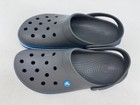 Crocs Crocband Lightweight Clogs Men s Charcoal Ocean Round Toe Comfort - 11