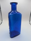 Antique 6  Owl Drug Co Cobalt Blue Poison Bottle Kt-1 Illinois Glass Todco