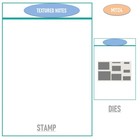Textured Notes Dies And Stamps Scrapbook Diy Handmade Greeting Card Making