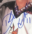 1996 Phoenix Coyotes Ice Breaker Program Autographed By Dallas Drake
