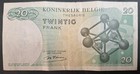1964 Belgium 20 Francs P138 1   Signature D haeze  1c7877642 
