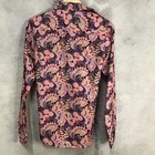 Royal Highness Equestrian Show Shirt Womens Size Medium Paisley Pink Button Up