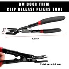 Automotive Door Panel Upholstery Trim Clip Removal Plier Tool Push Pin Fastener