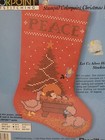 Bucilla Colorpoint Paintstitching Stamped Christmas Stocking Kit New