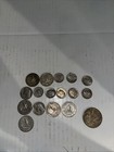 Silver Coin Lot 90  Silver Dimes  Quarters  Nickels  Half Dollars 17 Coins