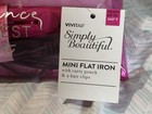 Vivitar Mini Ceramic Flat Iron 340  f Pink W  Carrying Pouch Pg8105-pnk