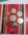 Set 8 Coins The Hashemite Kingdom Of Jordan Central Bank  Brilliant Unc  1996