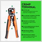 8  Self-adjusting Insulation Wire Stripper Cutter Crimper Cable Stripping Tools