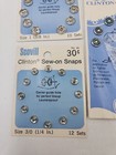 Vintage Snaps Hooks Closures Fasteners Sewing Lot Singer Clinton Scovill Sears 