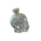 Crystal Head Vodka Clear Skull Empty Bottle   Cork Top