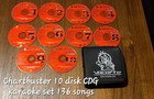 Chartbuster Karaoke Cdg 10 Disk Set 136 Songs With Padded Carry Pouch