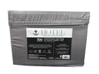6 Piece Sheet Set  Grey   Hotel Premier Collection Egiptian Cotton Queen