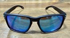     sale     Oakley Holbrook Polarized Sunglasses Matte Black Frame W Blue Lenses